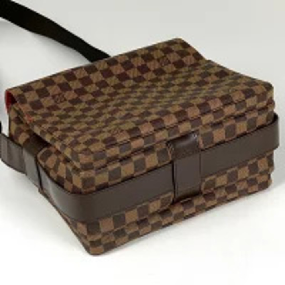 Louis Vuitton Bag Brown Naviglio Crossbody Damier Shoulder Brown